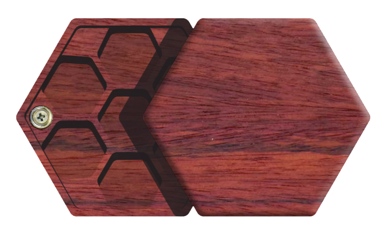 Padauk Elderwood Hex Chest