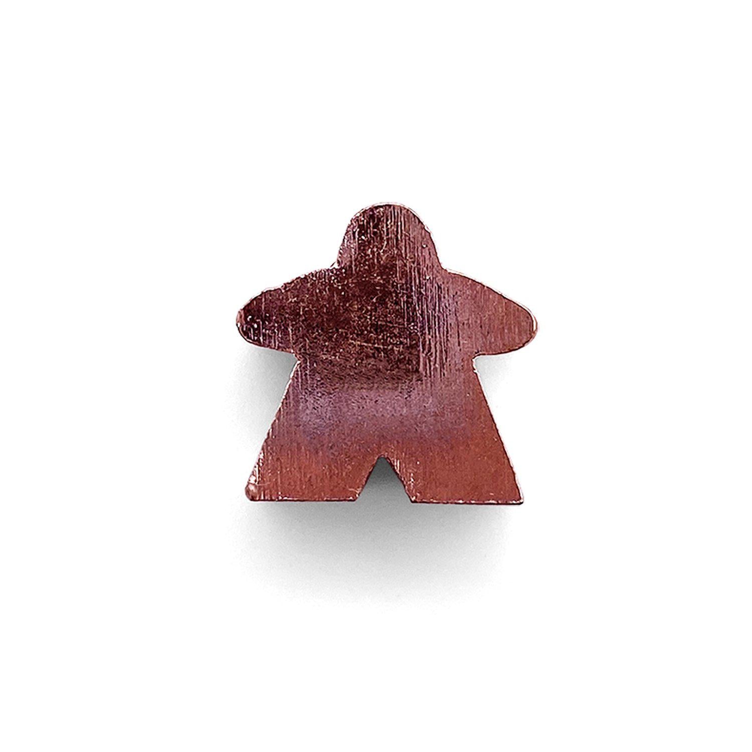 8 Pack of Shiny Copper Metal Meeples by Norse Foundry