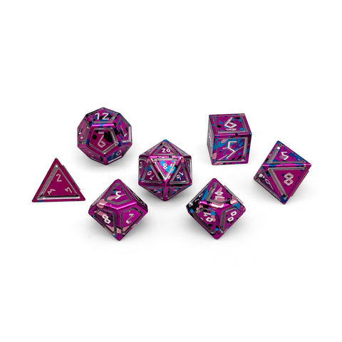Cosmic Horror - Nimbus™ 7 Piece RPG Set 6063 Aluminum Wondrous Dice