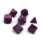 Purple Heart - 7 Piece RPG Wooden Dice Set-Wooden Dice-Norse Foundry-Norse Foundry-wood dice set-dungeons & dragons-d&d dice set-rpg dice set-wood dice set-d&d-perfect for tabletop rpgs