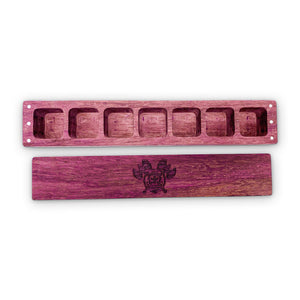 Norse Foundry Purple Heartwood Wooden Dice Case