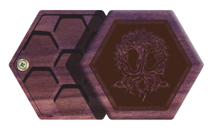 Purpleheart Elderwood Hex Chest