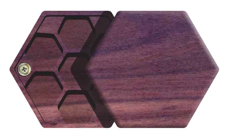 Purpleheart Elderwood Hex Chest