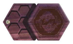 Purpleheart Elderwood Hex Chest