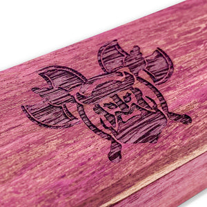 Norse Foundry Purple Heartwood Wooden Dice Case