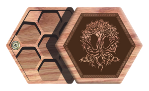 Red Oak Elderwood Hex Chest