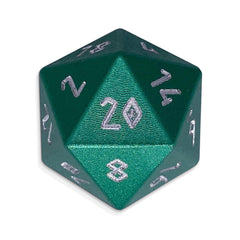 Sea Teal - D20 Single - Aluminum Dice
