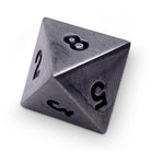 Single Alloy Metal D8 in Aged Mithiral by Norse Foundry-Metal - Zinc Alloy Dice-Norse Foundry-dice-dungeons and dragons-dnd-dungeons & dragons-metal dice-d8