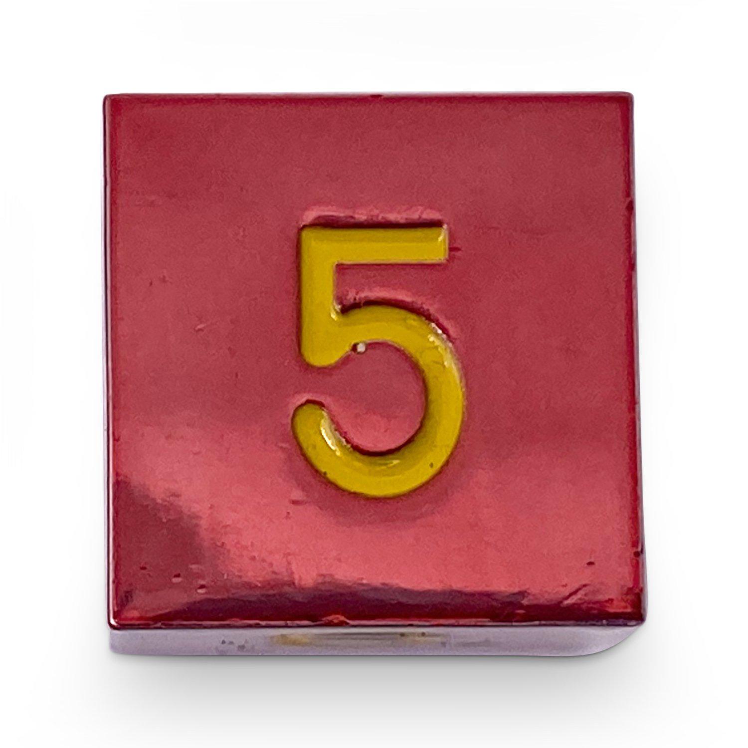 Single Alloy Metal Dice - Fireball D6-Metal - Zinc Alloy Dice-Norse Foundry-dice-dungeons & dragons-dnd-dungeons & dragons-metal dice-d6