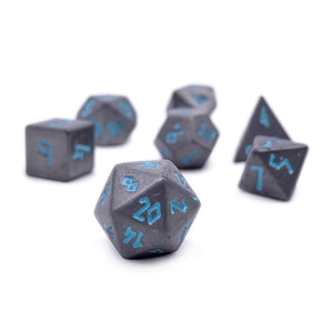 Spellbound Pebble™ Dice - 10mm Alloy Mini Polyhedral Dice Set