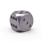 Stainless Steel - 12mm D6 Pips True Metal Pips-Metal Dice-Norse Foundry-Single-Norse Foundry-dungeons & dragons-d&d dice-rpg d6-metal d6-d&d-d6-warpips-pips-luxury dice-perfect for tabletop rpgs