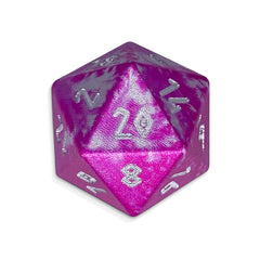 Single Wondrous Dice® D20 in Sugar Bomb by Norse Foundry® 6063 Aircraft Grade Aluminum
