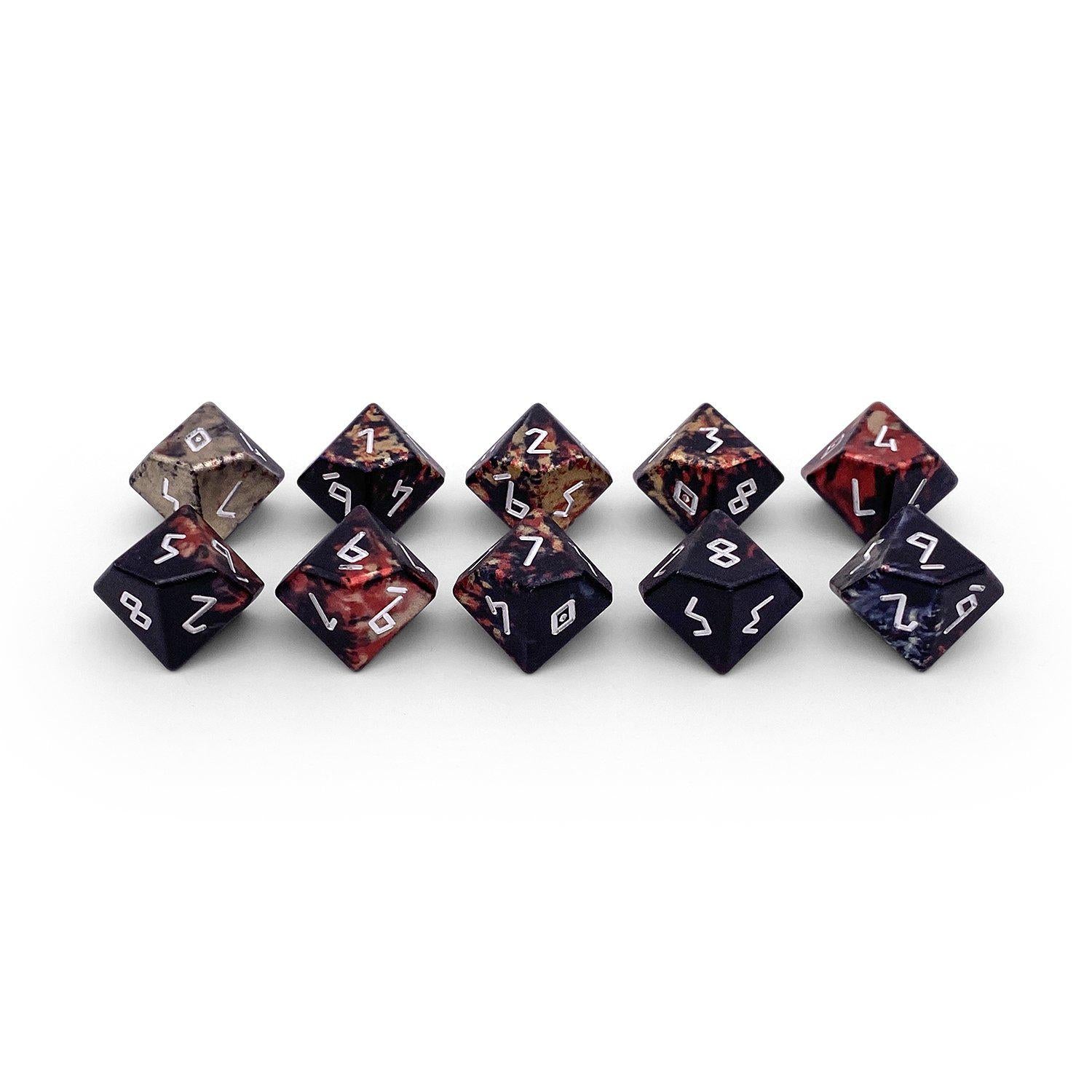 Vampire Lord - Set of 10 D10s - Wondrous Dice