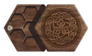 Walnut Elderwood Hex Chest