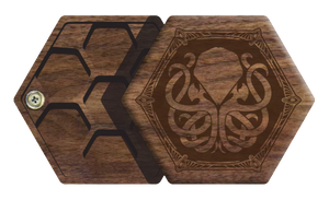 Walnut Elderwood Hex Chest
