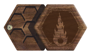 Walnut Elderwood Hex Chest