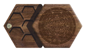 Walnut Elderwood Hex Chest