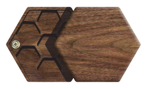 Walnut Elderwood Hex Chest