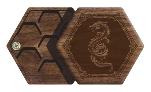 Walnut Elderwood Hex Chest