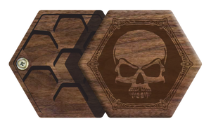 Walnut Elderwood Hex Chest