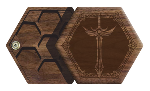 Walnut Elderwood Hex Chest