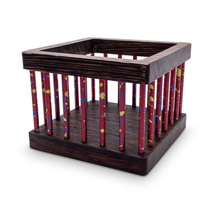 Wenge Wood Dice Jail