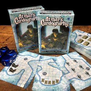 Atmar's Cardography - 5E and Fate Module in a Deck of Cards Random Dungeon Generator-Cards-Norse Foundry-DND Dice-Polyhedral Dice-D20-Metal Dice-Precision Dice-Luxury Dice-Dungeons and Dragons-D&D-