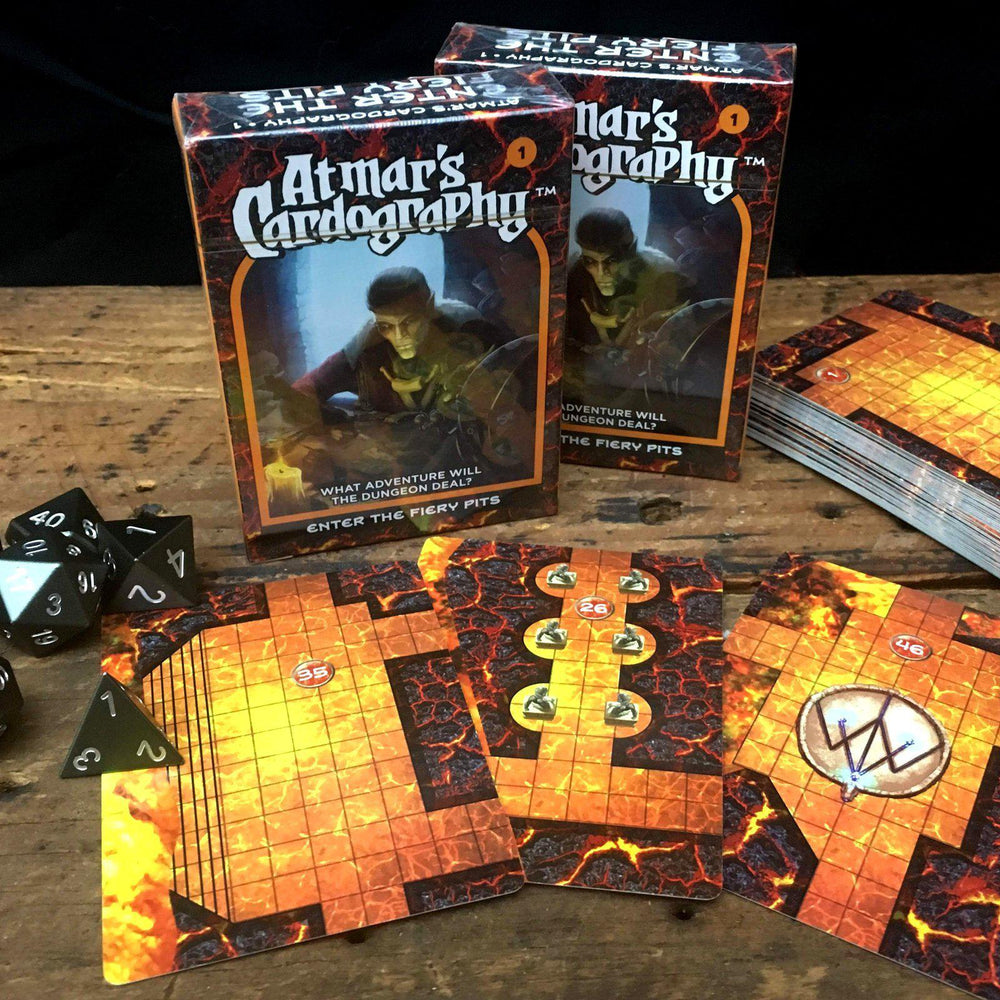 Atmar's Cardography - 5E and Fate Module in a Deck of Cards Random Dungeon Generator