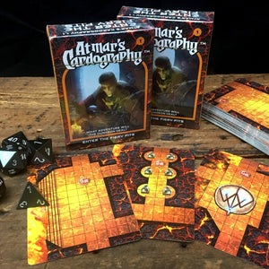 Atmar's Cardography - 5E and Fate Module in a Deck of Cards Random Dungeon Generator-Cards-Norse Foundry-DND Dice-Polyhedral Dice-D20-Metal Dice-Precision Dice-Luxury Dice-Dungeons and Dragons-D&D-