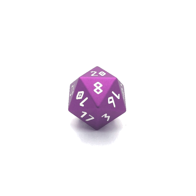 Lich Purple - Boulder® 55mm 6063 Aluminum Dice