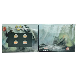 Fate Dice – Black Lava Pack of 4 Metal Dice-Dice-Norse Foundry-DND Dice-Polyhedral Dice-D20-Metal Dice-Precision Dice-Luxury Dice-Dungeons and Dragons-D&D-