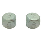 Mithiril - Pair of Precision CNC Aluminum Dice D6's with Round Corners-Dice-Norse Foundry-DND Dice-Polyhedral Dice-D20-Metal Dice-Precision Dice-Luxury Dice-Dungeons and Dragons-D&D-