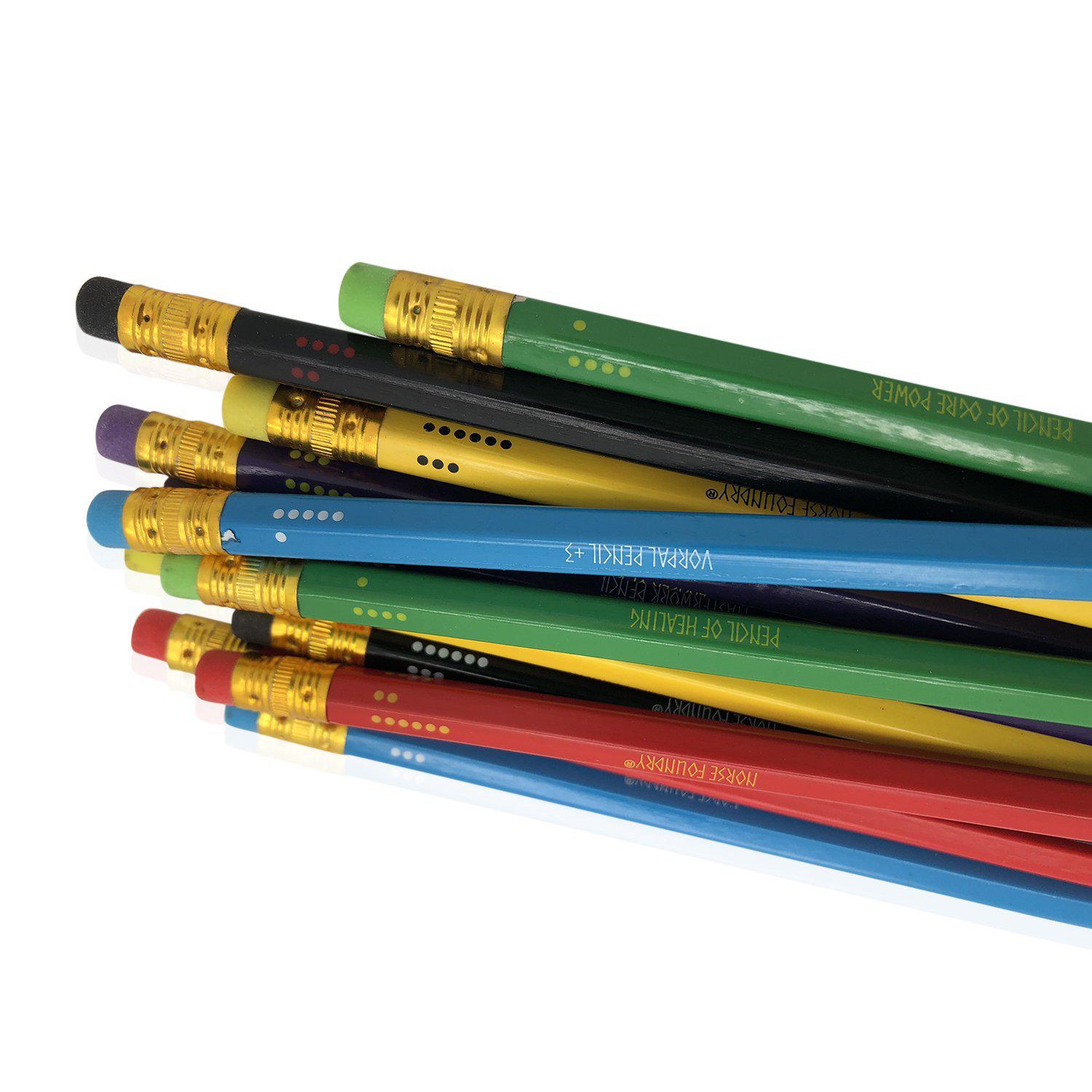 Pencils of Legends - RPG Pencils with erasers by Norse Foundry-Accessories-Norse Foundry-DND Dice-Polyhedral Dice-D20-Metal Dice-Precision Dice-Luxury Dice-Dungeons and Dragons-D&D-