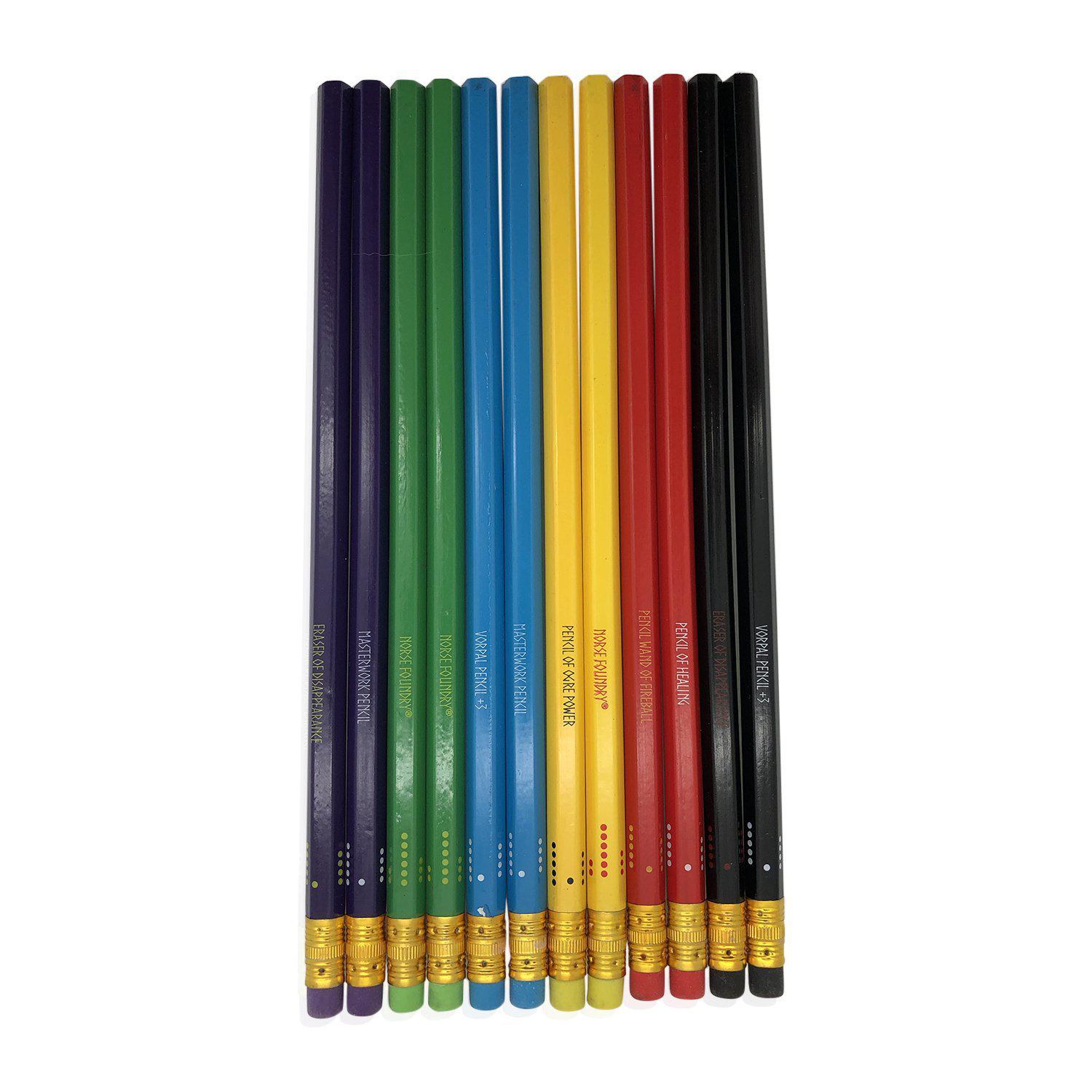Pencils of Legends - RPG Pencils with erasers by Norse Foundry-Accessories-Norse Foundry-DND Dice-Polyhedral Dice-D20-Metal Dice-Precision Dice-Luxury Dice-Dungeons and Dragons-D&D-
