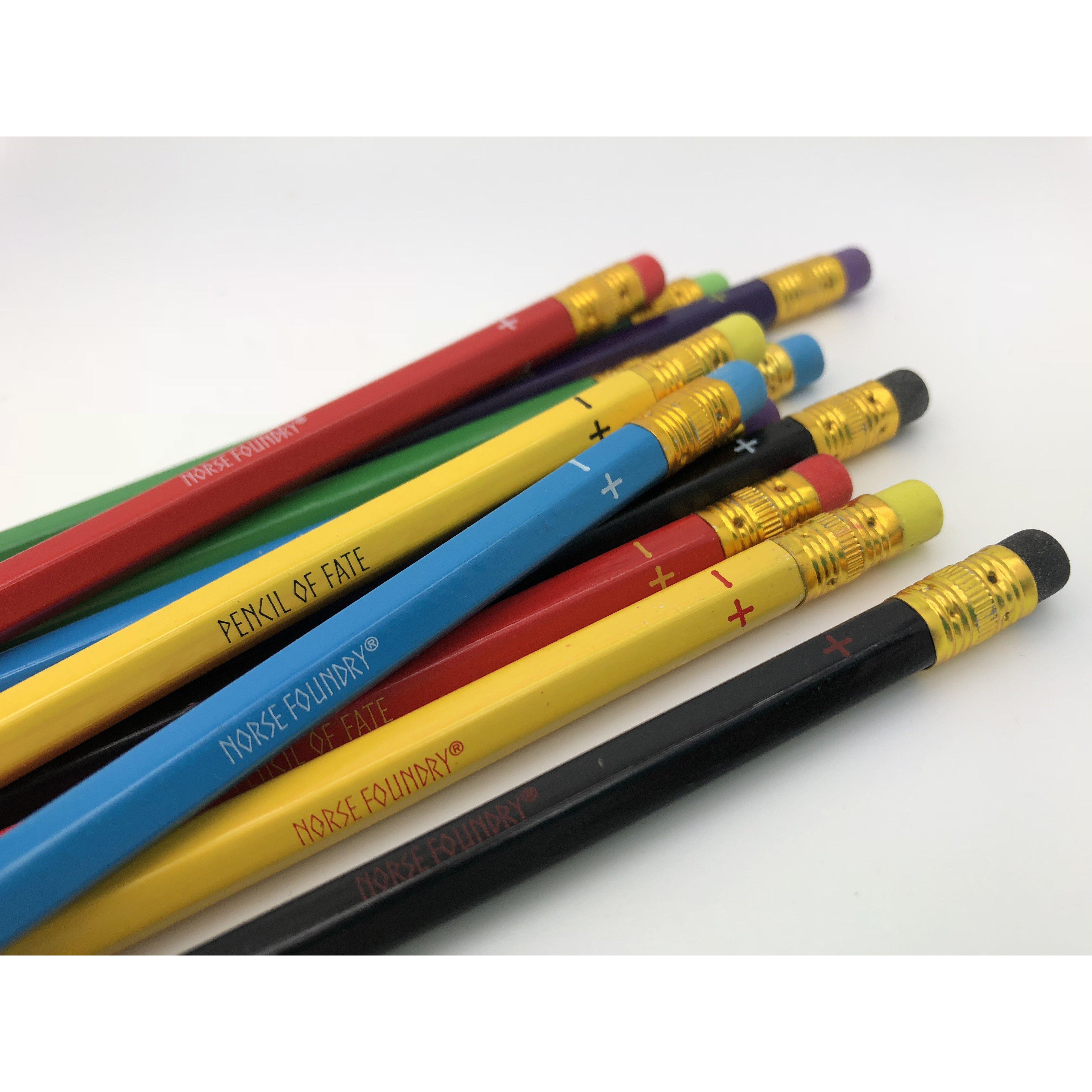 Pencils of Legends - RPG Pencils with erasers by Norse Foundry-Accessories-Norse Foundry-DND Dice-Polyhedral Dice-D20-Metal Dice-Precision Dice-Luxury Dice-Dungeons and Dragons-D&D-