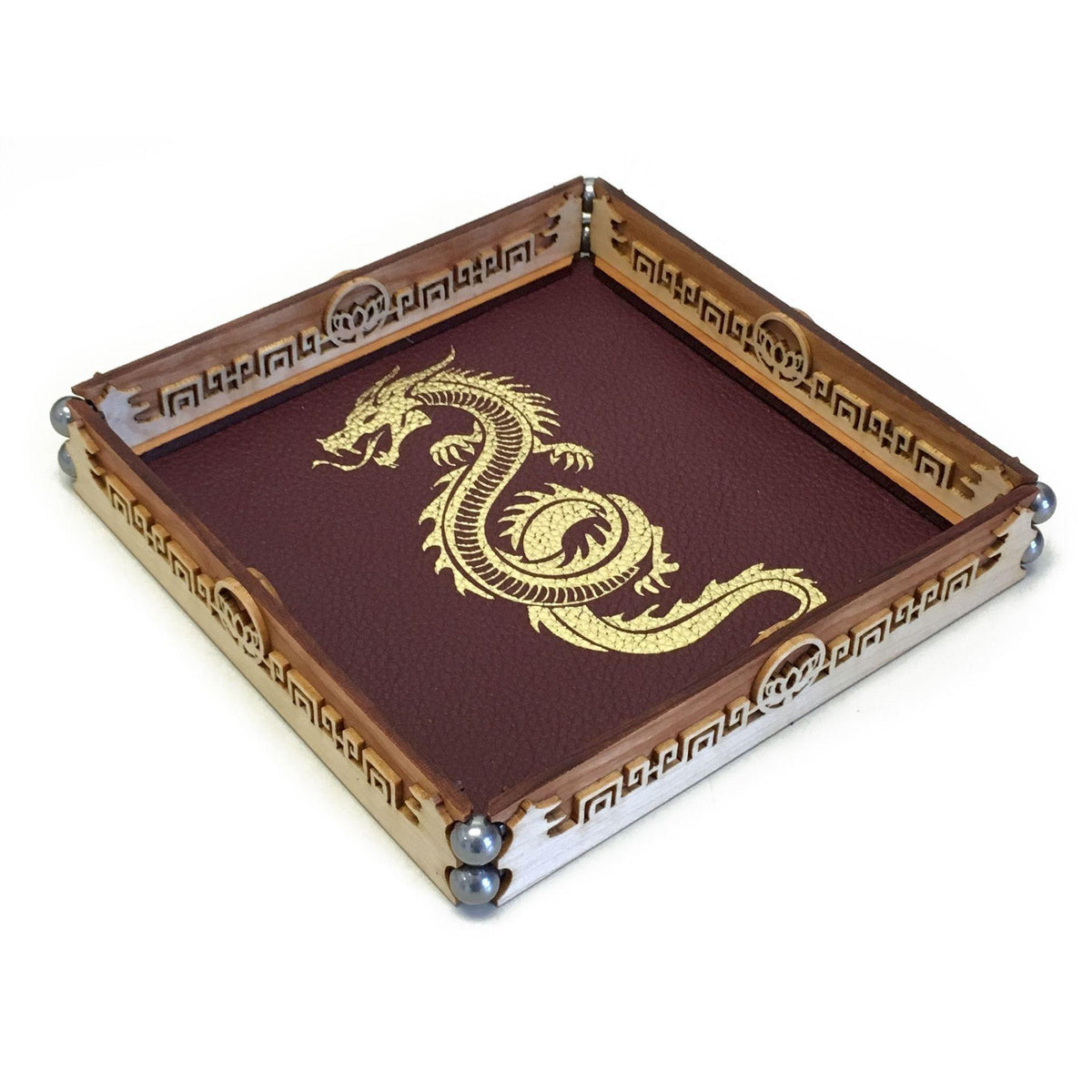 Scroll Rolling Tray by Elderwood Academy-Norse Foundry-DND Dice-Polyhedral Dice-D20-Metal Dice-Precision Dice-Luxury Dice-Dungeons and Dragons-D&amp;D-