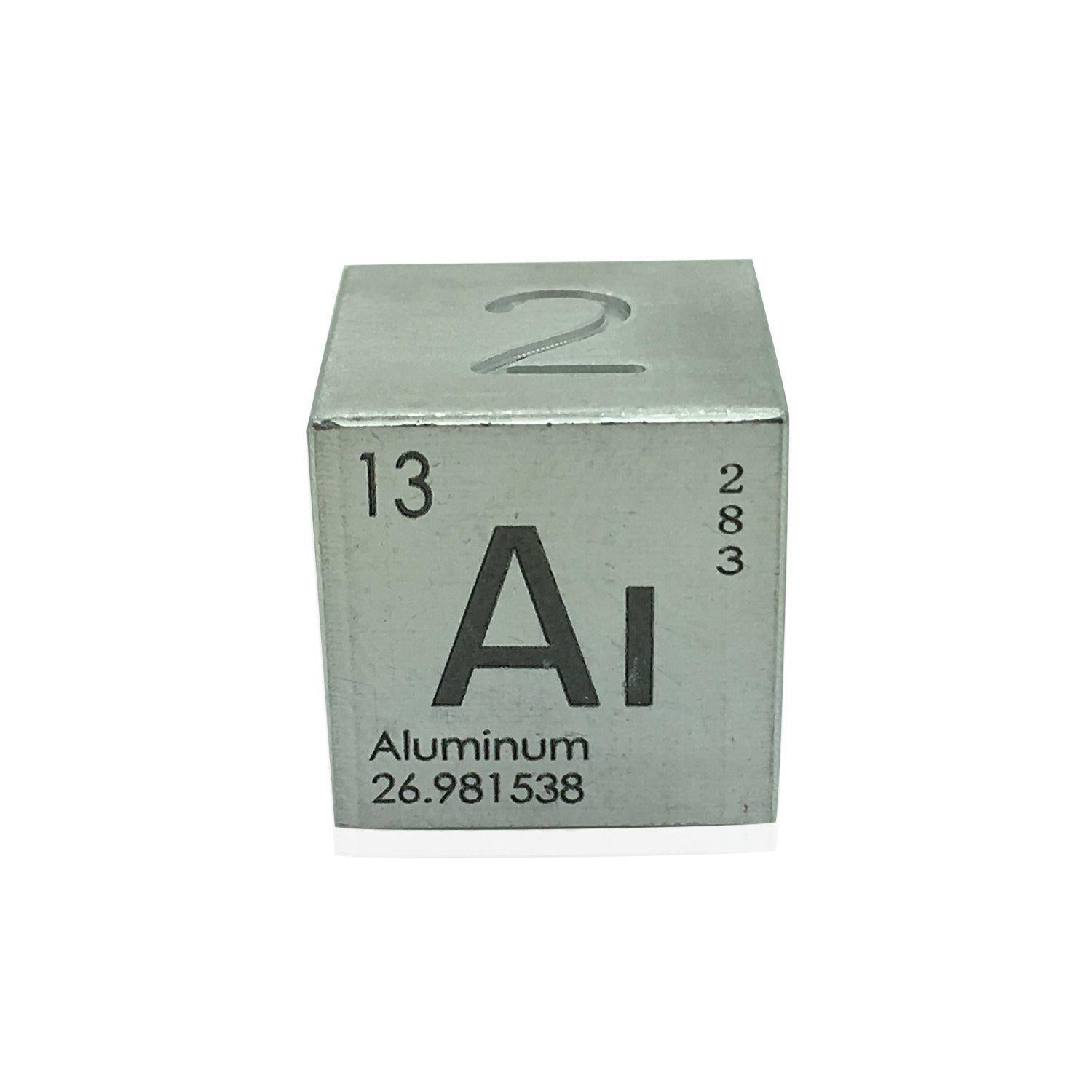 Single Alloy D6 in Aluminum by Norse Foundry-Dice-Norse Foundry-DND Dice-Polyhedral Dice-D20-Metal Dice-Precision Dice-Luxury Dice-Dungeons and Dragons-D&D-